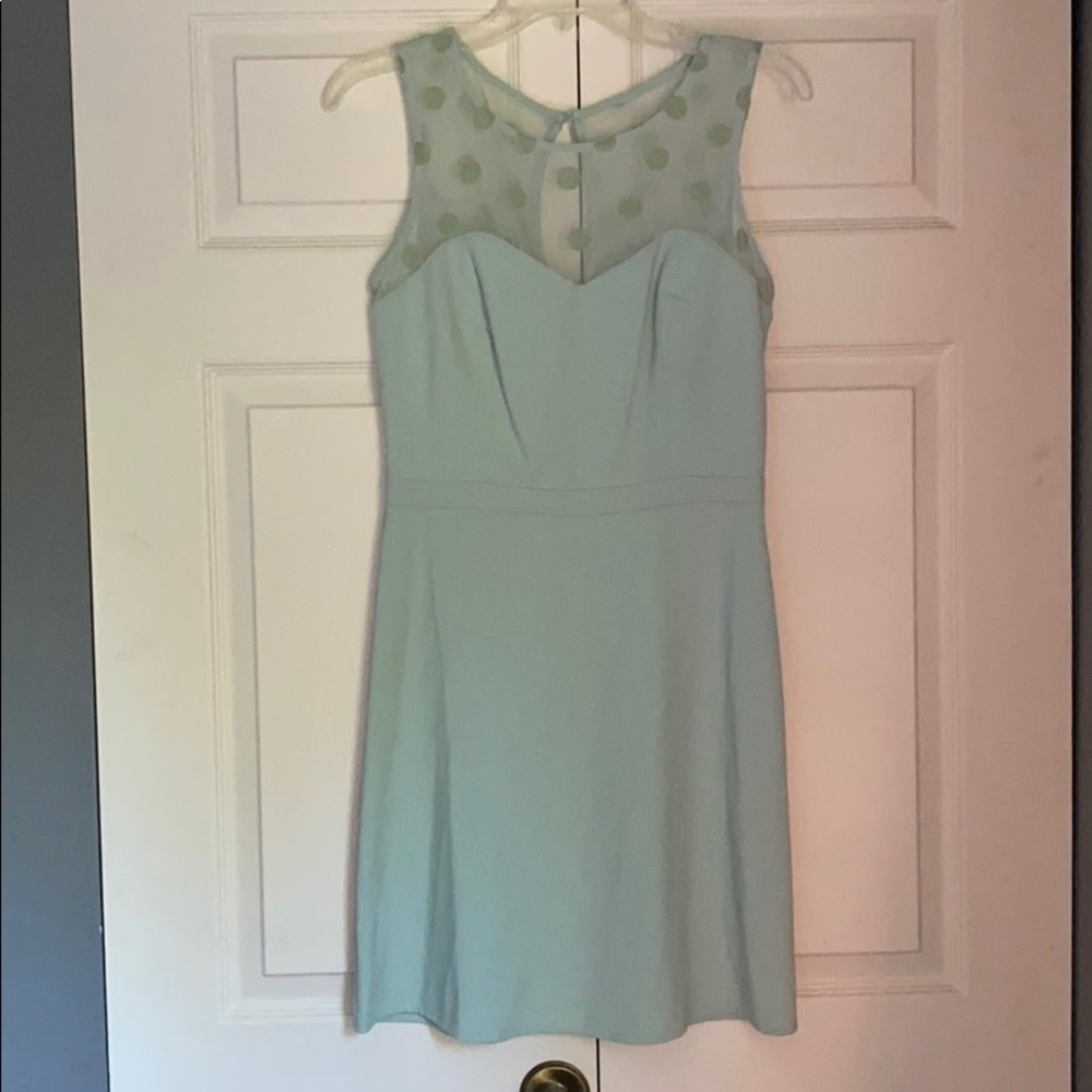 Mint green dress